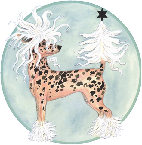 pink dog choc logo transparent background